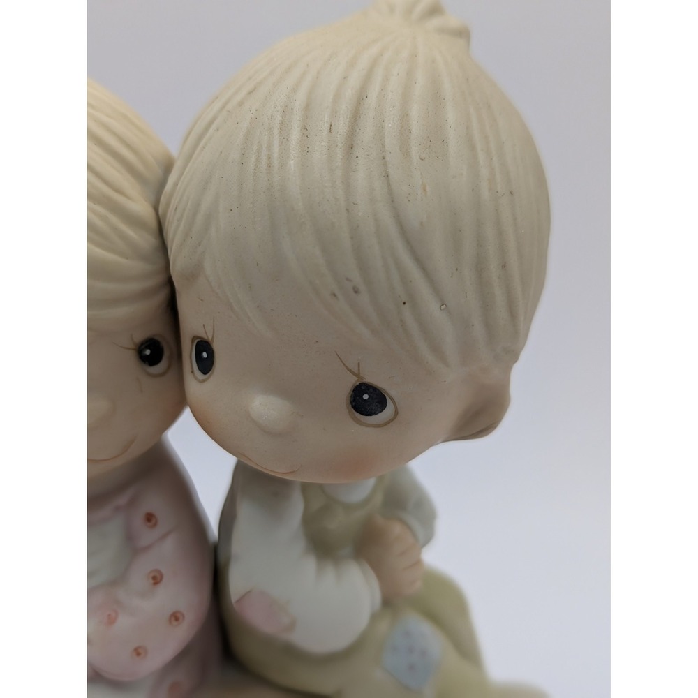 Prescious Moments Figurines Lot Of 3 He Watches -Love One Another-Love Lifted Me - Picture 11 of 16
